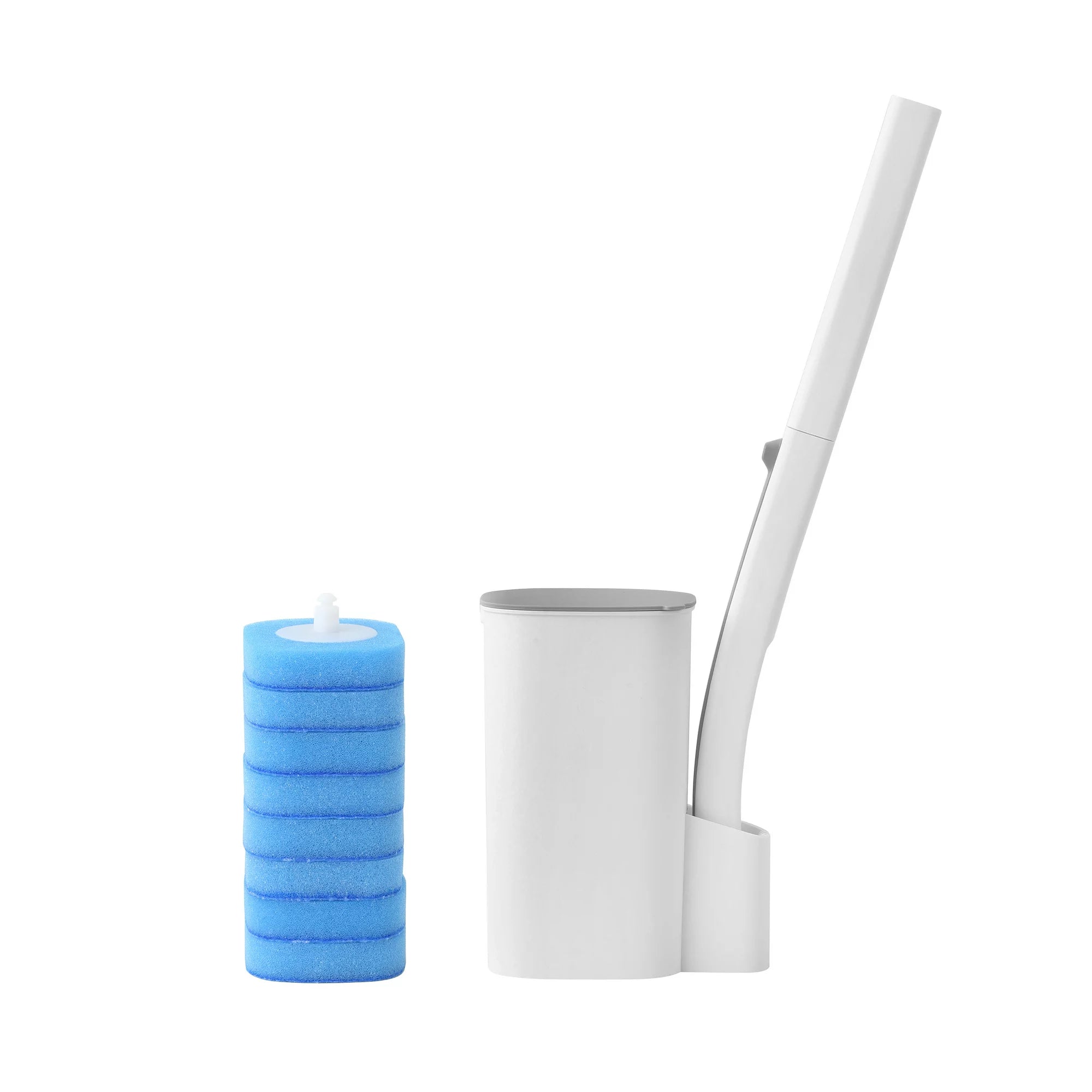 Eyliden Toilet Brush and Holder, Silicone Bristles Toilet Bowl Brushes