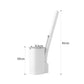 Disposable Toilet Brush Set Cleaning System with Replaceable Brush Head