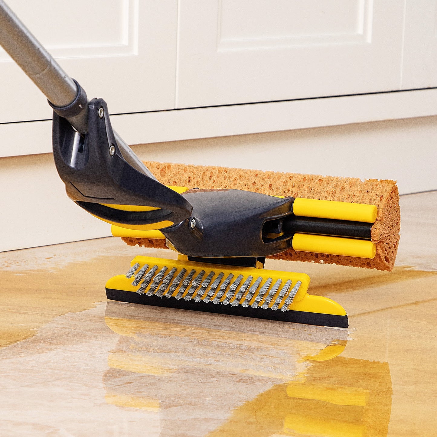 Eyliden Sponge Mop & Broom and Dustpan Cleaning Set