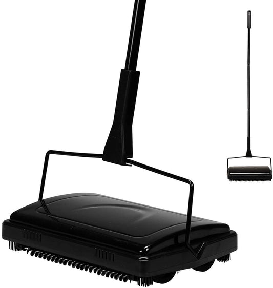 Carpet Sweeper Cleaner for Home Office Black