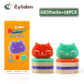 Eyliden Smiley Scrubber Sponge for Kitchen Dish Cleaning, Temperature-Transformed Dual-sided, 18 Count