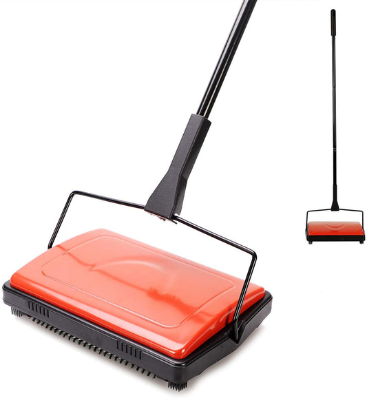 Carpet Sweeper Cleaner for Home Office RED