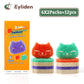 Eyliden Scrubber Sponge for Kitchen Dishes, Dual-Sided, Smiley Happy Face, 12 Count