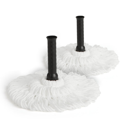 Eyliden Microfiber Replacement Refill Cotton & Microfiber Mop Pad Cloth Heads, 14in