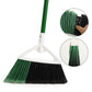 Eyliden Angle Broom 57" Long Handle PET Bristles Heavy Duty Indoor Outdoor, Green
