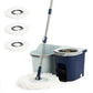 Eyliden Spin Mop and Bucket Set with Foot Pedal Wringer and 3 Pads for Hardwood & Tile Floors