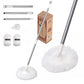 Eyliden 50in Bathtub Brush with 2 Heads, Soft Bristle Scrubber for Tubs & Sinks, White