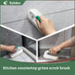 Eyliden Kitchen Scrub Sponge Brush with Handle, 5 Refills, Green Bathtub Scrubber