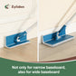 Eyliden Baseboard Cleaner Mop with Long Handle, Folding Sweeper Mop Wet & Dry (1 Mop Kit 2 Pad Refills)