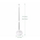 Eyliden 50in Bathtub Brush with 2 Heads, Soft Bristle Scrubber for Tubs & Sinks, White
