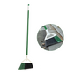 Eyliden Angle Broom 57" Long Handle PET Bristles Heavy Duty Indoor Outdoor, Green