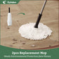Eyliden Microfiber Replacement Refill Cotton & Microfiber Mop Pad Cloth Heads, 14in