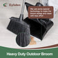 Eyliden Heavy-Duty Broom, Sweeping for Outdoor and Indoor, 58.7in, Black