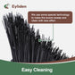 Eyliden Heavy-Duty Broom, Sweeping for Outdoor and Indoor, 58.7in, Black
