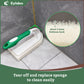 Eyliden Kitchen Scrub Sponge Brush with Handle, 5 Refills, Green Bathtub Scrubber