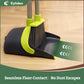 Eyliden Upgrade Broom and Dustpan Combo Set with Soft-touch Handlegrip, Extendable to 52",Green & Grey