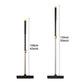 Eyliden Rubber Broom Pet Hair Fur Removal Broom Soft Bristle Push Broom with Squeegee Carpet Sweeper Floor Squeegee Heavy Duty with Telescoping Pole 42-53in for Bathroom Living Room Kitchen