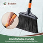 Eyliden Heavy Duty Outdoor Broom with Comfort Grip - 54.3" Sturdy Sweeper for Indoor/Outdoor Use