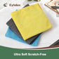 Eyliden Microfiber Reusable Cleaning Cloth Pads, 3 Colors, 50 Count, 5 Pack