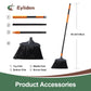 Eyliden Heavy Duty Outdoor Broom with Comfort Grip - 54.3" Sturdy Sweeper for Indoor/Outdoor Use