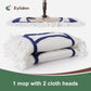 Eyliden Microfiber Dust Mops for Hardwood Floors Wet & Dry Cleaning, Sweeper with Total 2 Mop Pads