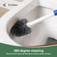 Eyliden Toilet Brush and Plunger Set for Toilet Cleaning, Brush with Base, Blue, 2 Count