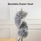 Eyliden Microfiber Duster with 1 Retractable Adjustable Rod to 100 in, 1 Washable, Bendable, Reusable Duster Head, 1 Count