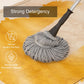 Eyliden Cotton Twist Mop with Washable and Reusable 2 Heads, 57.5 in Long, Gray Color