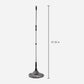 Eyliden Cotton Twist Mop with Washable and Reusable 2 Heads, 57.5 in Long, Gray Color