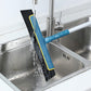Eyliden Floor Squeegee with 51" Long Handle to Remove Water for Bathroom Navy