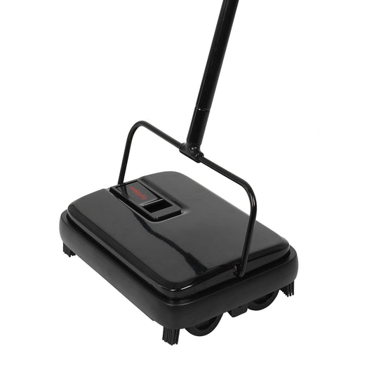 Eyliden Carpet Sweeper Black Mini Size Lightweight Hand Push Carpet Sweepers