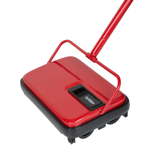 Eyliden Carpet Sweeper RED Mini Size Lightweight Hand Push Carpet Sweepers