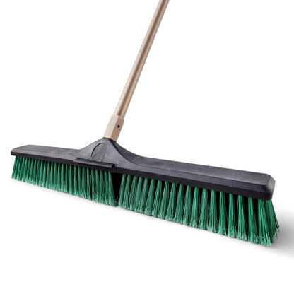 Large Outdoor Stiff Sweeping 24" Heavy Duty Push Broom